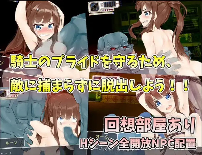 日系RPG/AI汉化/双端丨圣骑士女孩逃离兽人宅邸/聖騎士娘、オーク屋敷から脱出します! v1.0【20251022】 游戏截图 8
