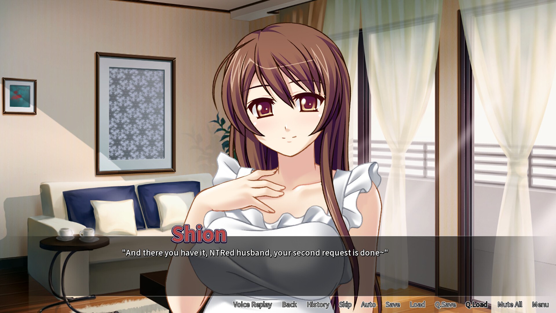 新作ADV/官中/人妻NTR丨新婚紫音蜜月狂肏内射派对 Cheating Bride's AV Debut v1.1.5 官方中文版【20260127】 游戏截图 7