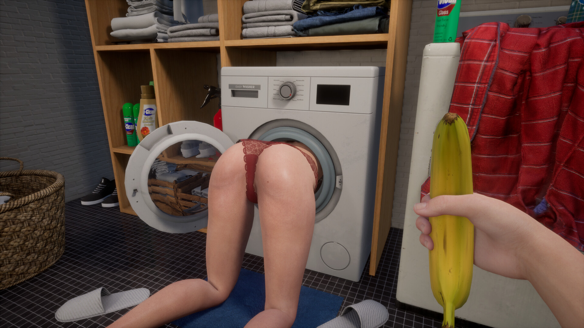 SLG/官中/动态丨妈妈被困在洗衣机里/Mom got stuck in the washing machine v1.9 官方中文 【20260224】 游戏截图 1