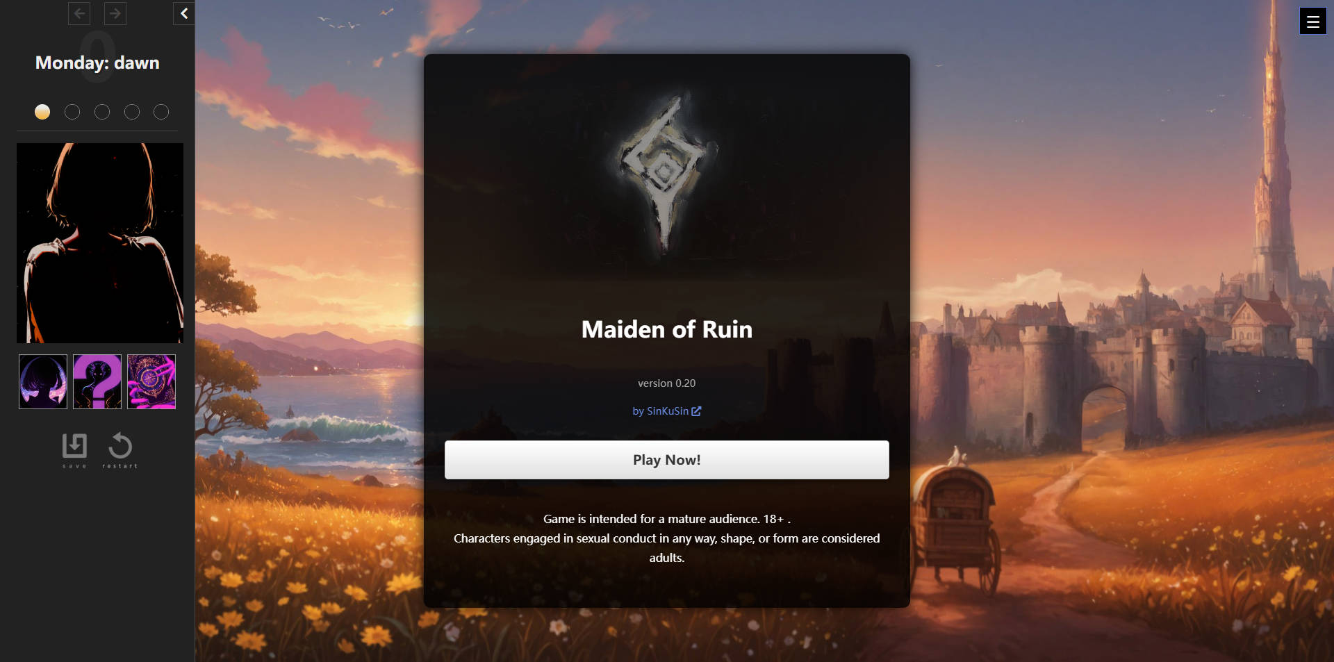 HTML/汉化/动态丨废墟少女/Maiden of Ruin v0.20 浏览器汉化 【20260305】 游戏截图 5