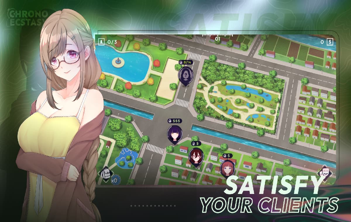 亚洲风/SLG/动态/双端丨时间狂喜 时间停止 Chrono Ecstasy v0.3.4 机翻完整版本【20260314】 游戏截图 2