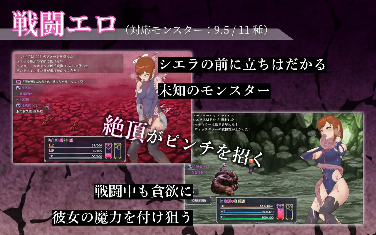 精品RPG/汉化/双端丨希耶拉的淫靡异变调查 シエラの淫らな異変調査-女剣士はソロでイク-【20260322】 游戏截图 5