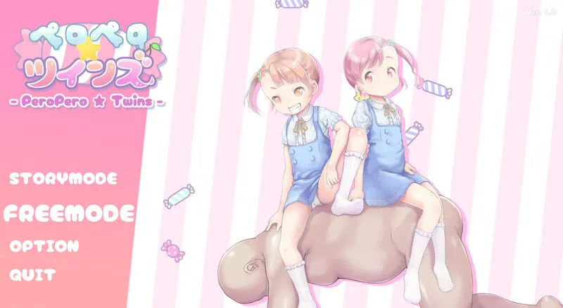 互动SLG/抚摸触摸/Live2D动态丨舔舔☆双子 ペロペロ☆ツインズ v1.2 正式版 【20260407】 游戏截图 2