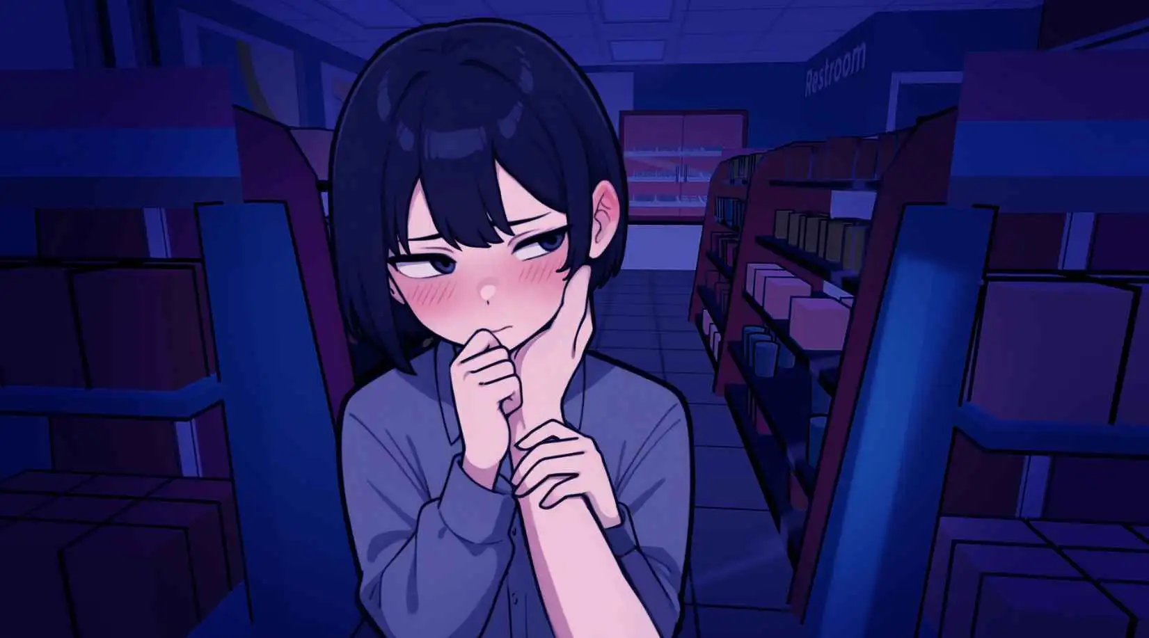 欧美SLG/汉化/动态/双端丨与伪娘共度午夜轮班/Midnight Shifts with Femboy v1.0 AI版【20260406】 游戏截图 4