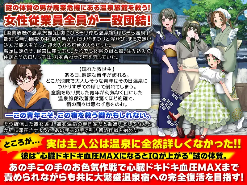 新作RPG/汉化/后宫/怀孕丨让色色温泉旅馆生意兴隆的经营游戏 エロエロ温泉旅館を繁盛させる経営ゲーム ほしぞら温泉においでませませ!AI汉化版【20260422】 游戏截图 2