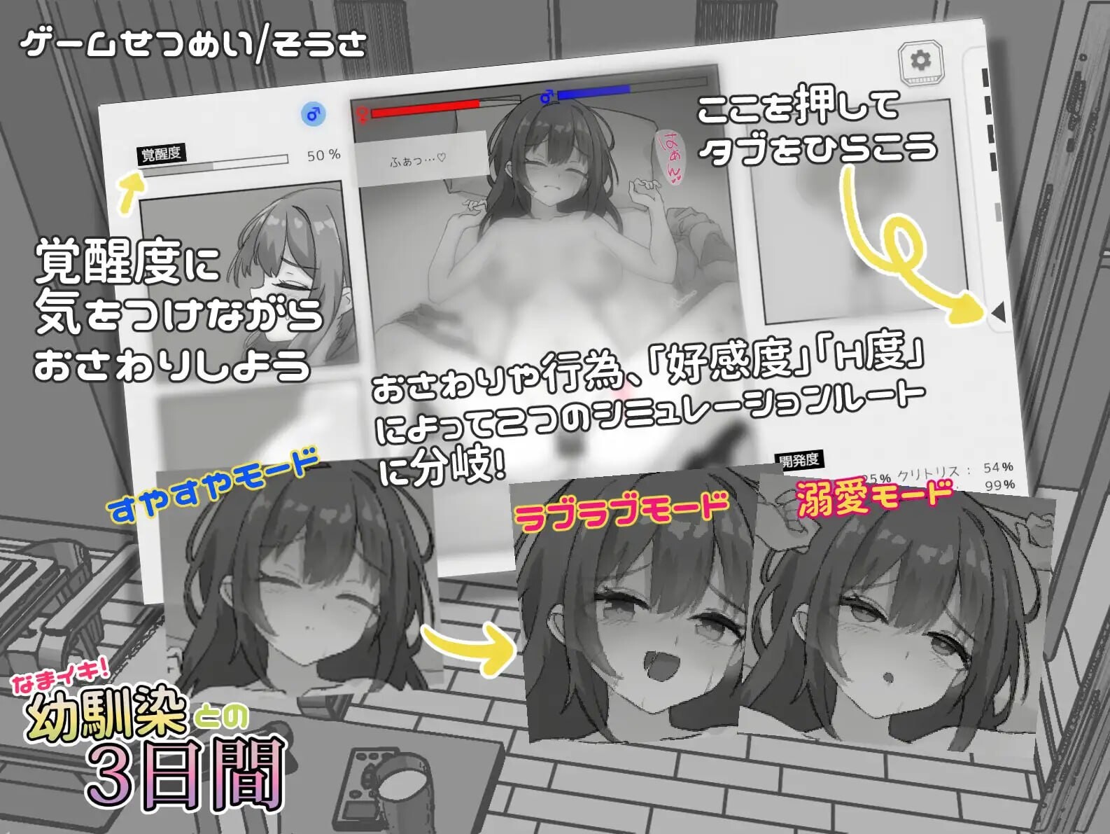 SLG/官中/双端丨与温柔可爱的大姐姐一起的秘密三天 ゆるふわお姉ちゃんと秘密の3日間 -YOKO v1.0 官中版【20260611】 游戏截图 2