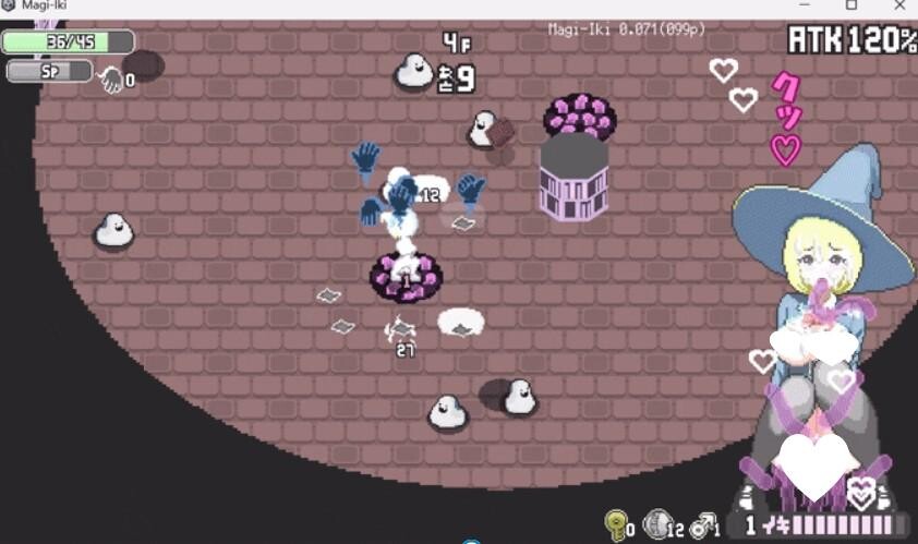 ACT/官中/像素动态/双端丨真·高能反应～留级魔女与互动魔手 マジイキ～落第まじょとＨな魔手v0. v0.310 【20260626】 游戏截图 6
