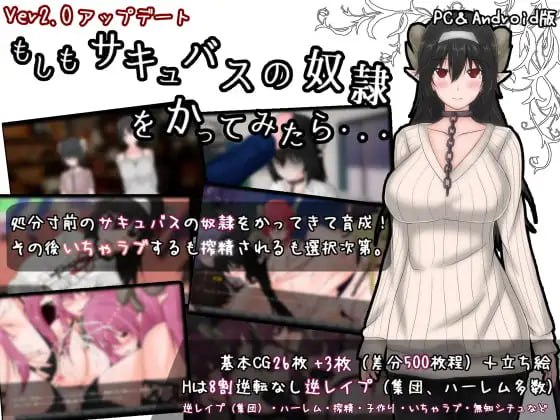 [ADV] [ADV/2D/汉化/日式]如果买了一个魅魔奴仆的话……もしもサキュバスの奴○をかってみたら・・・【20260810】 游戏截图 1