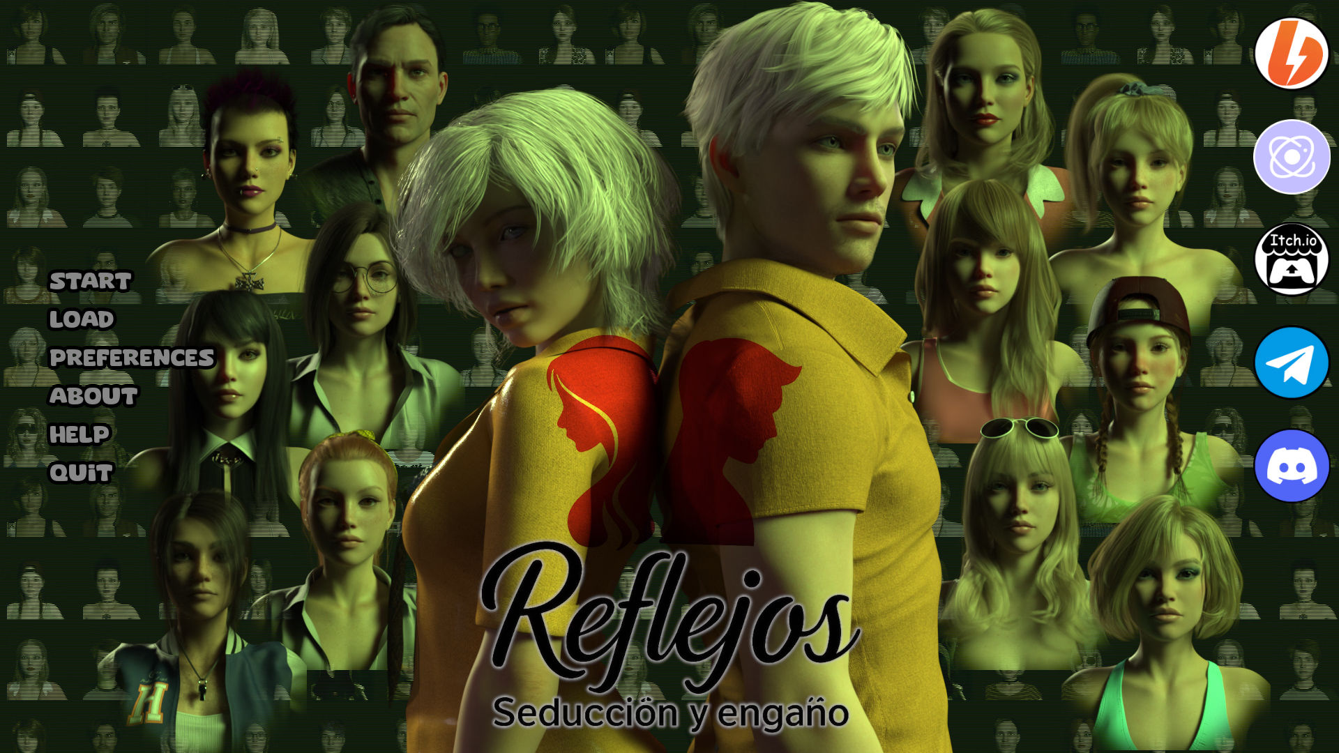 [欧美SLG/AI汉化/动态]反射诱惑与欺骗 Reflejos v0.03.2【20260811】 游戏截图 1
