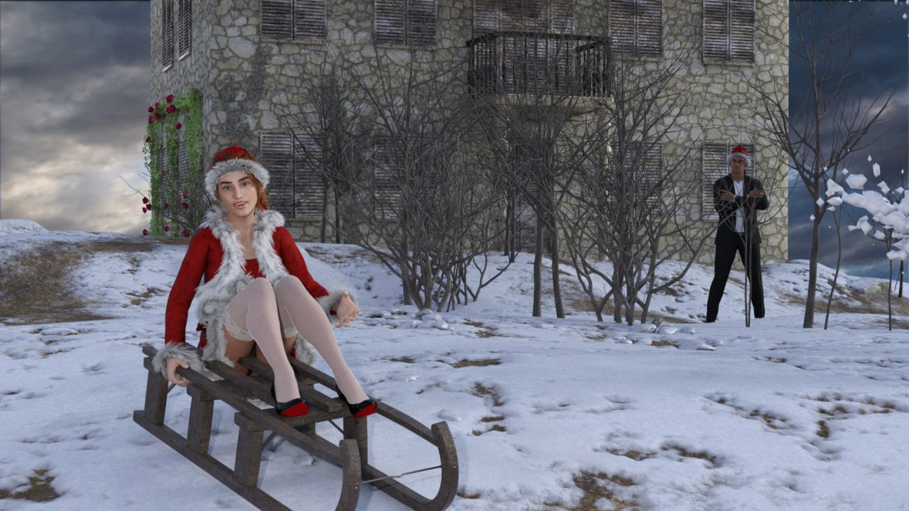 [SLG] [SLG/3D/欧美]海莉与克拉拉的圣诞特辑 Haley and Clara's Christmas Special v1.0 汉化完结版【20260819】 游戏截图 7