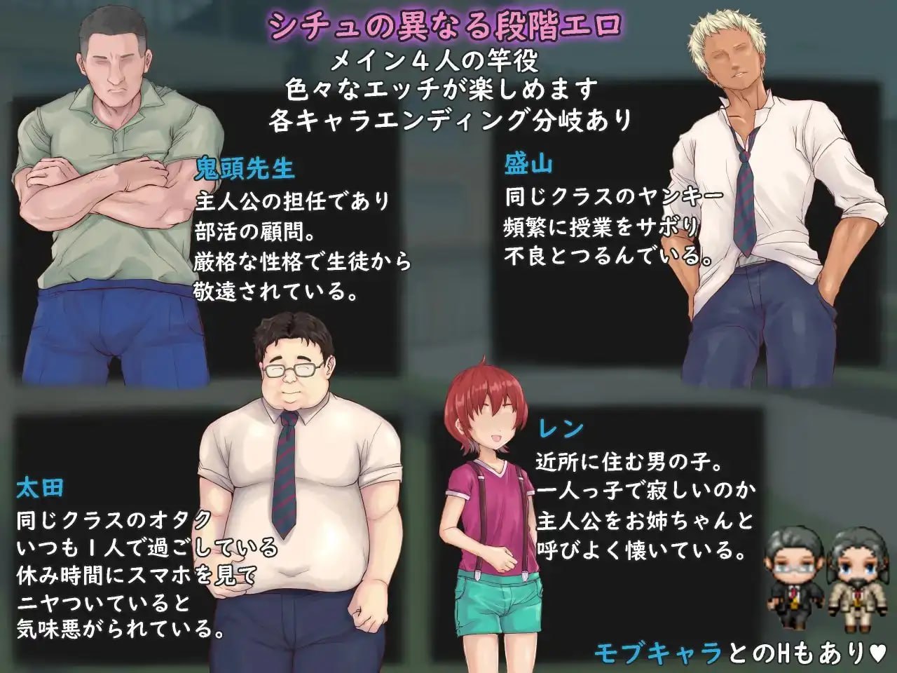 [RPG/2D/日式]逐渐知晓性的处女～青涩女学生与男人们共度的夏天～ 性に目覚める処女～男達とひと夏の体験～ 官中步兵版+存档【20260910】 游戏截图 3