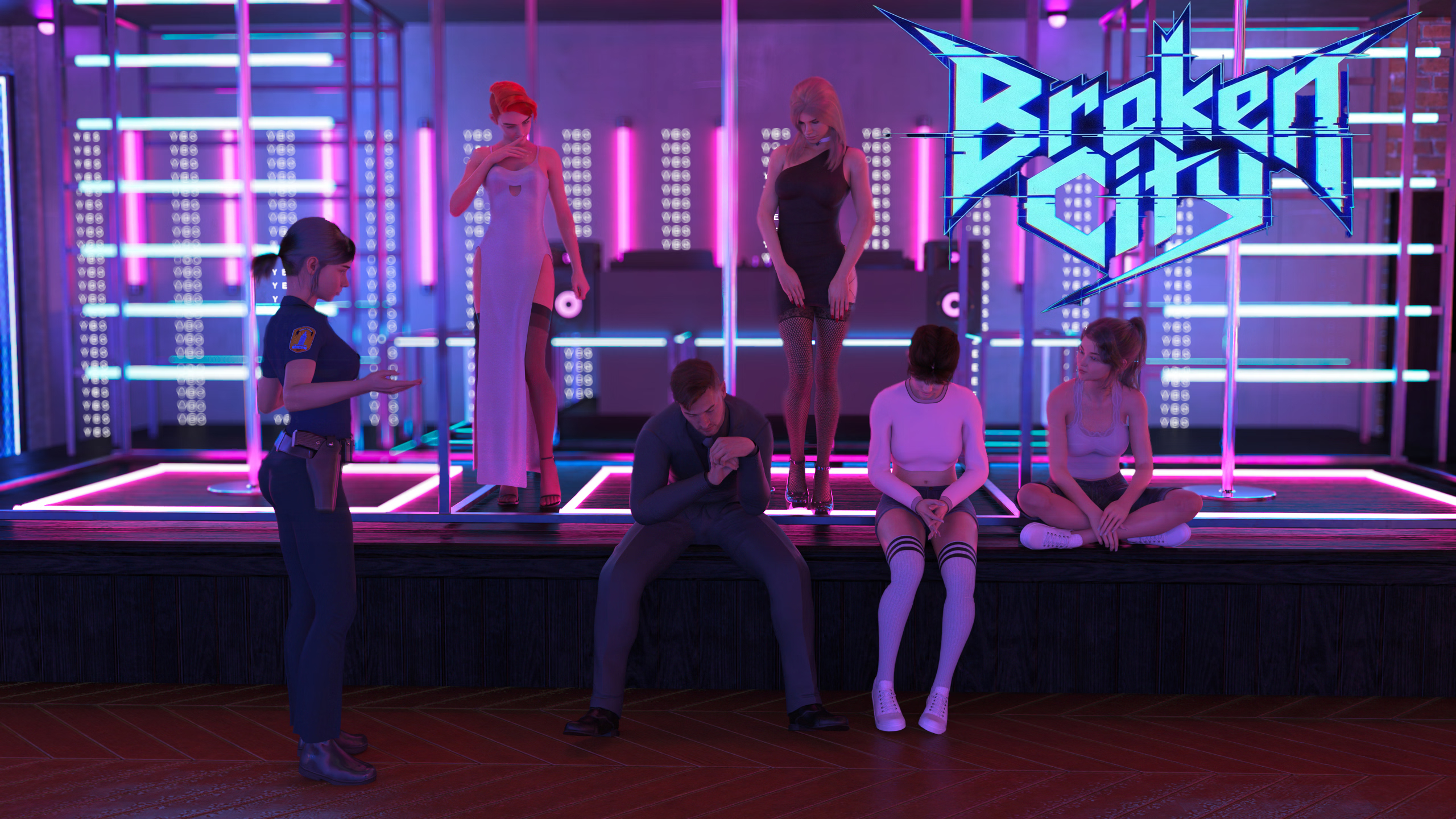 [欧美SLG/堕落/腐化]破碎之城 重制版 Broken City v0.1 Remake AI汉化版[/度盘]【20260917】 游戏截图 1