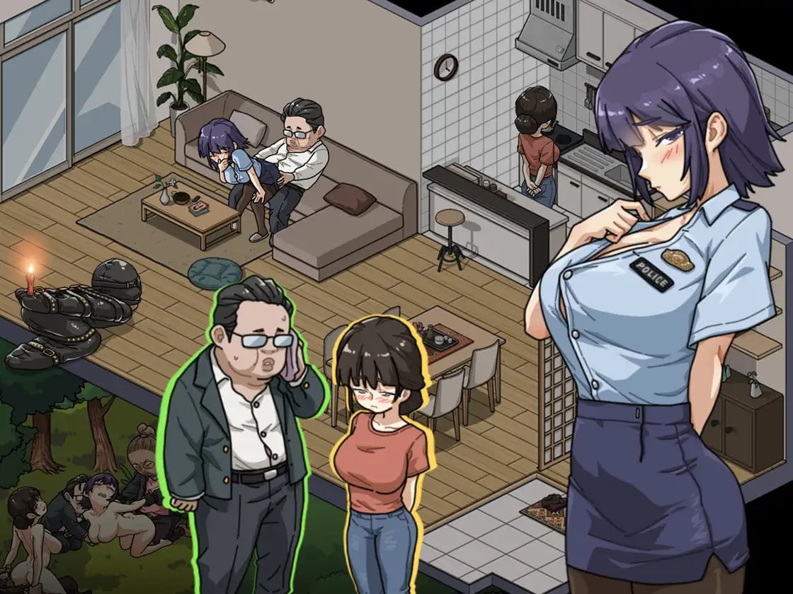 [SLG/2D/日式]极道无赖EX女警・鮎川光 極道無頼EX:女警・鮎川光--処女が変態に変わる分かれ道 v1.3.1 官中步兵版【20260930】 游戏截图 1