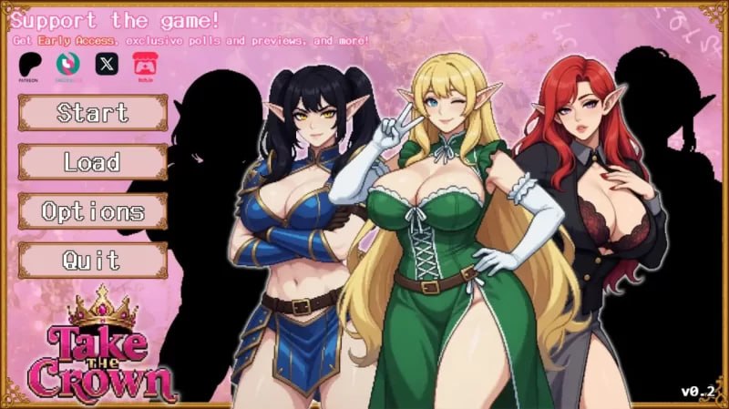 [SLG/2D/日式]精灵少女夺冠记 Take the Crown v0.4 汉化版【20260930】 游戏截图 1