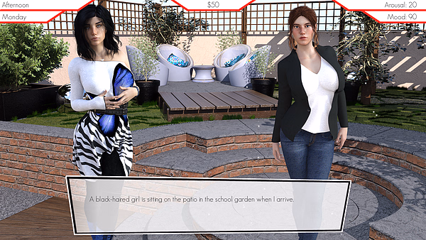 高校发情模拟器：百合学院（High School Crush Simulator）v0.6.1 精翻汉化 游戏截图 8