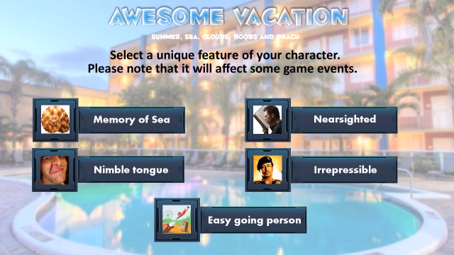 极乐假期：大学教师的海滩艳遇（Awesome Vacation）v0.5.5 部分汉化 游戏截图 4