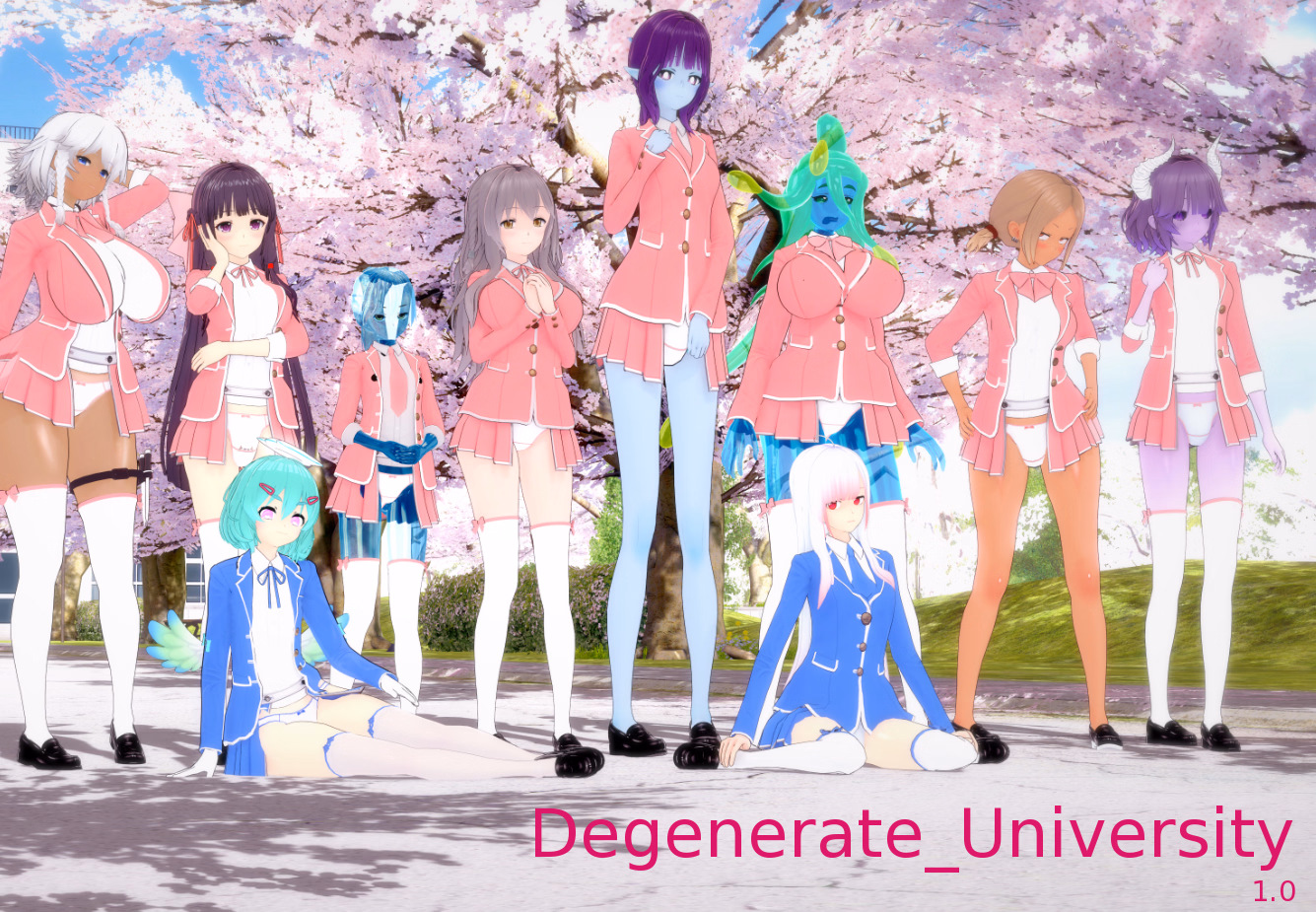 堕落大学:淫乱肉欲校园(Degenerate University)v0.1.0 精翻汉化 游戏截图 1