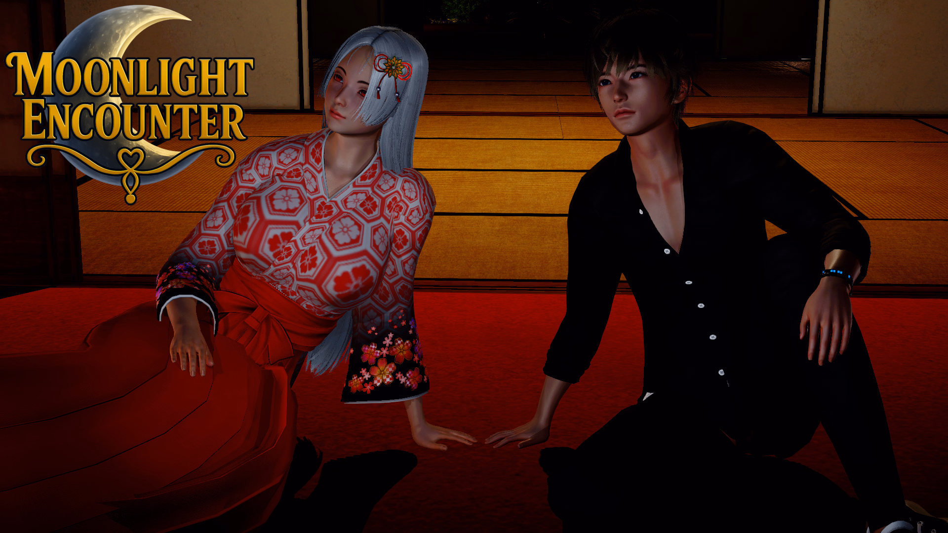 窃贼的月下奇遇：意外的沦陷（Moonlight Encounter）v0.1 精翻汉化 游戏截图 1