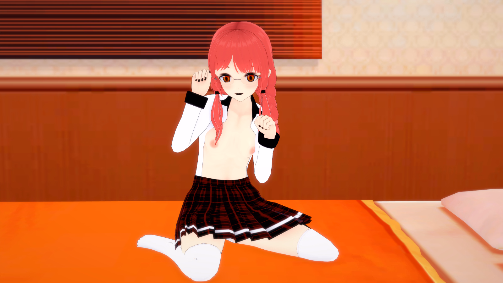 索菲亚的秘密筹款：女学生的私密写真（Sofia Needs Money）v0.2 精翻汉化 游戏截图 3