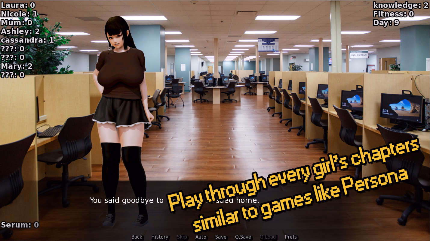 奶牛少女:巨乳后宫(Holstein Girls)v1.55 精翻汉化 游戏截图 3