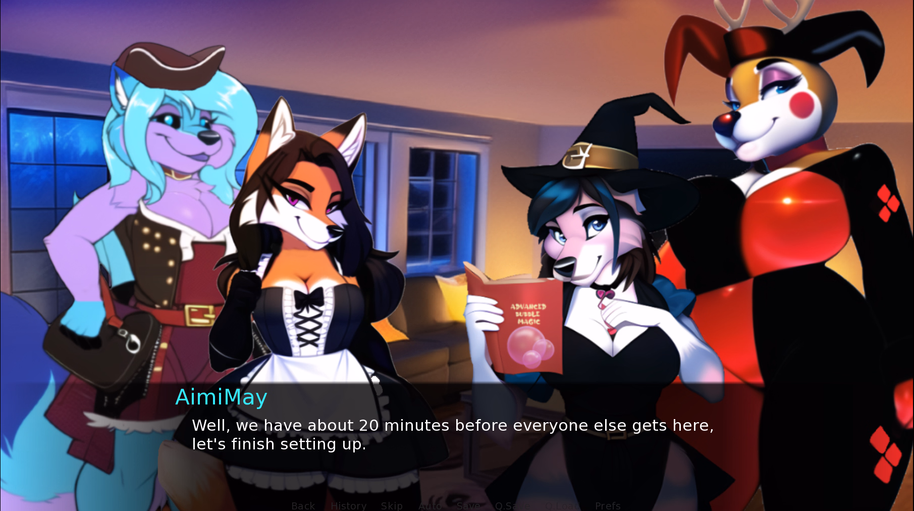 万圣节的猎奇性癖冒险（Kink Jinxed Halloween）2024-11-25 精翻汉化 游戏截图 2
