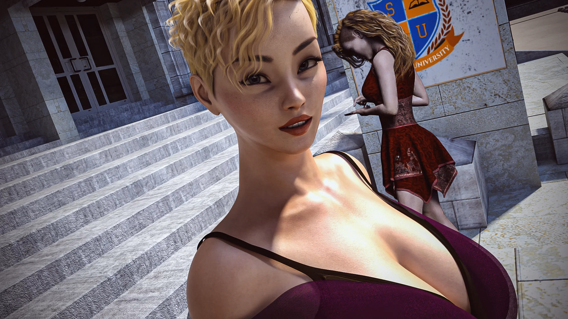 校园生活：卧底探员的艳遇（Campus Lyfe）Ch.1 BETA 精翻汉化 游戏截图 7
