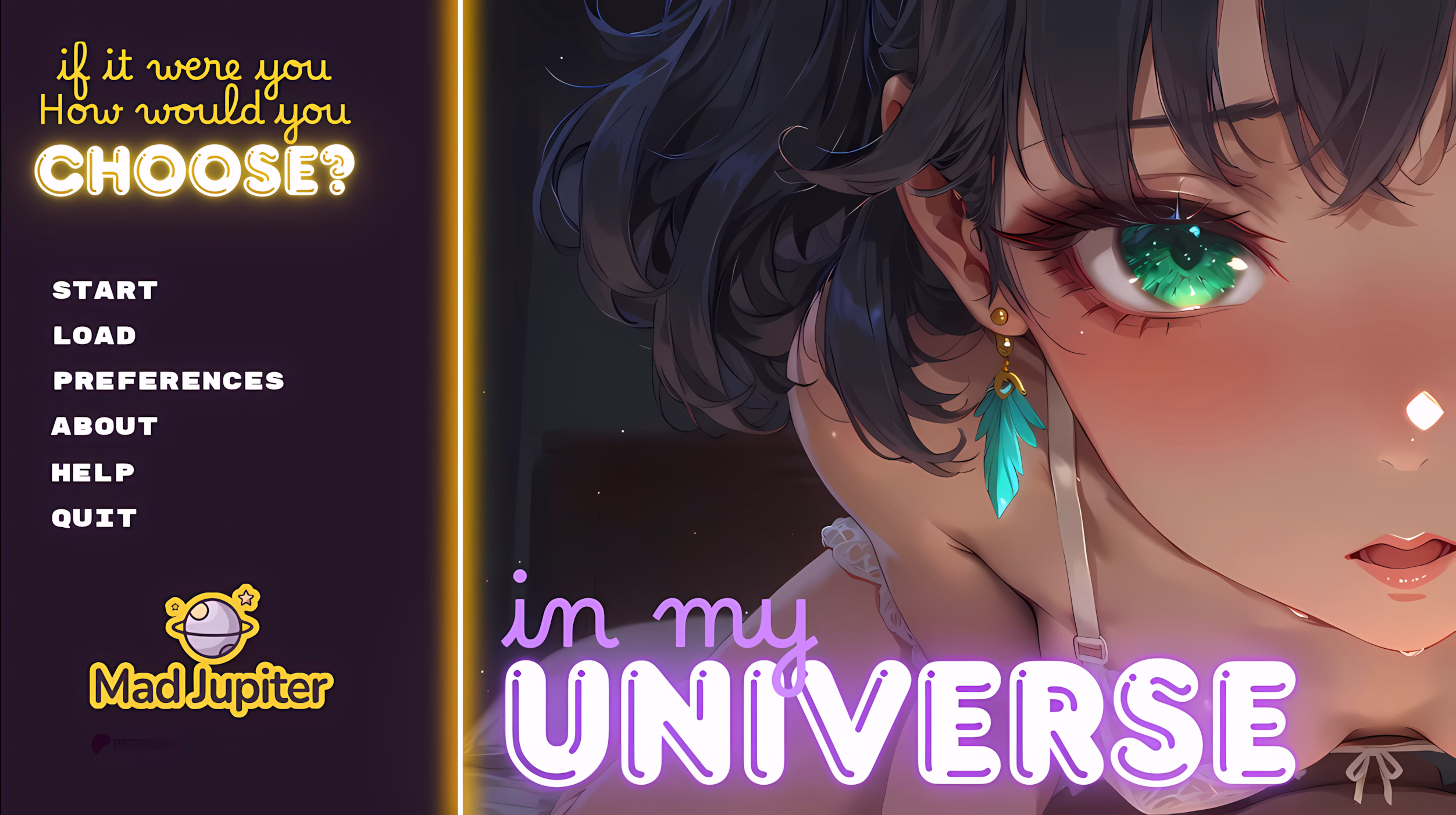 在我的宇宙里：寄人篱下的绿帽危机（In My Universe）v1.2 精翻汉化 游戏截图 1