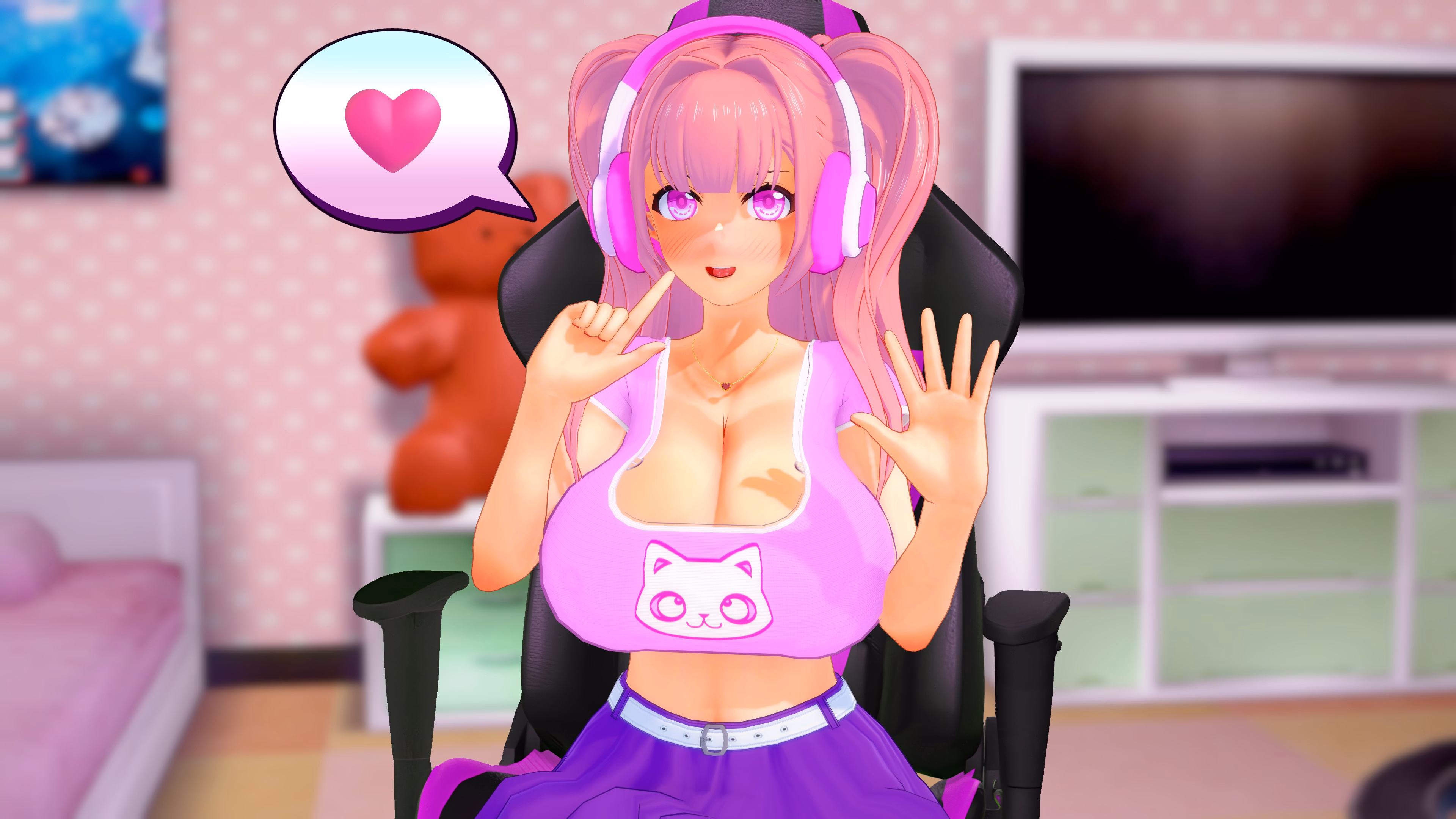 心动女主播：房管的潜规则（Streamer Crush）v1.2 精翻汉化 游戏截图 2