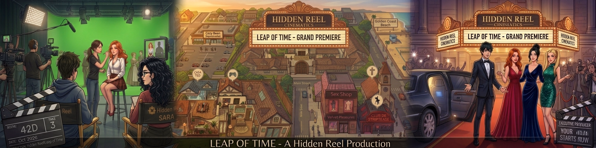 时间跳跃:兔女郎的诱惑(Leap of Time)v0.2.3 精翻汉化 游戏截图 1