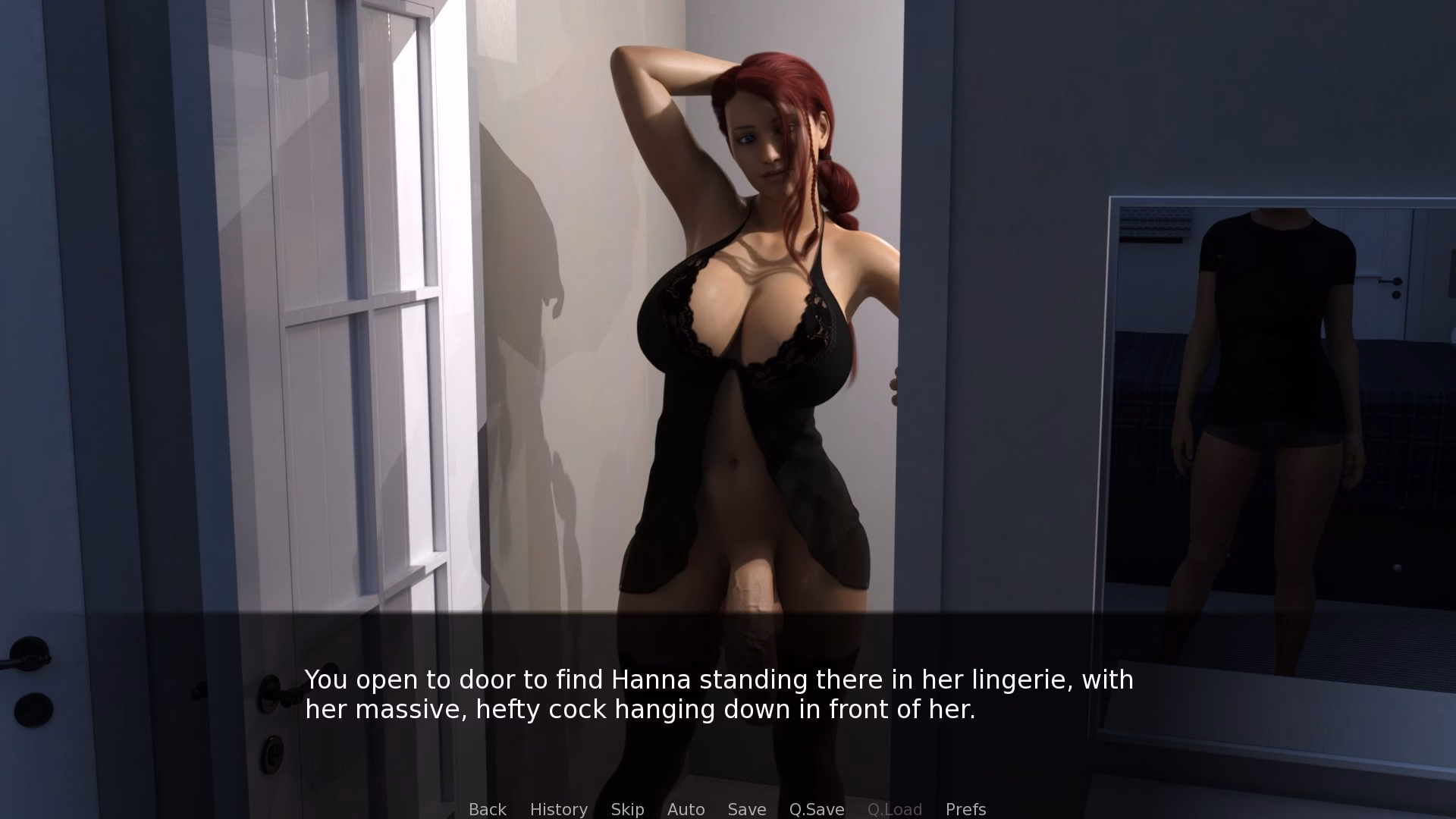强势扶他继姐：双性美少女的秘密侵犯（One Aggressive Futa Step Sister）v1.03 精翻汉化 游戏截图 6