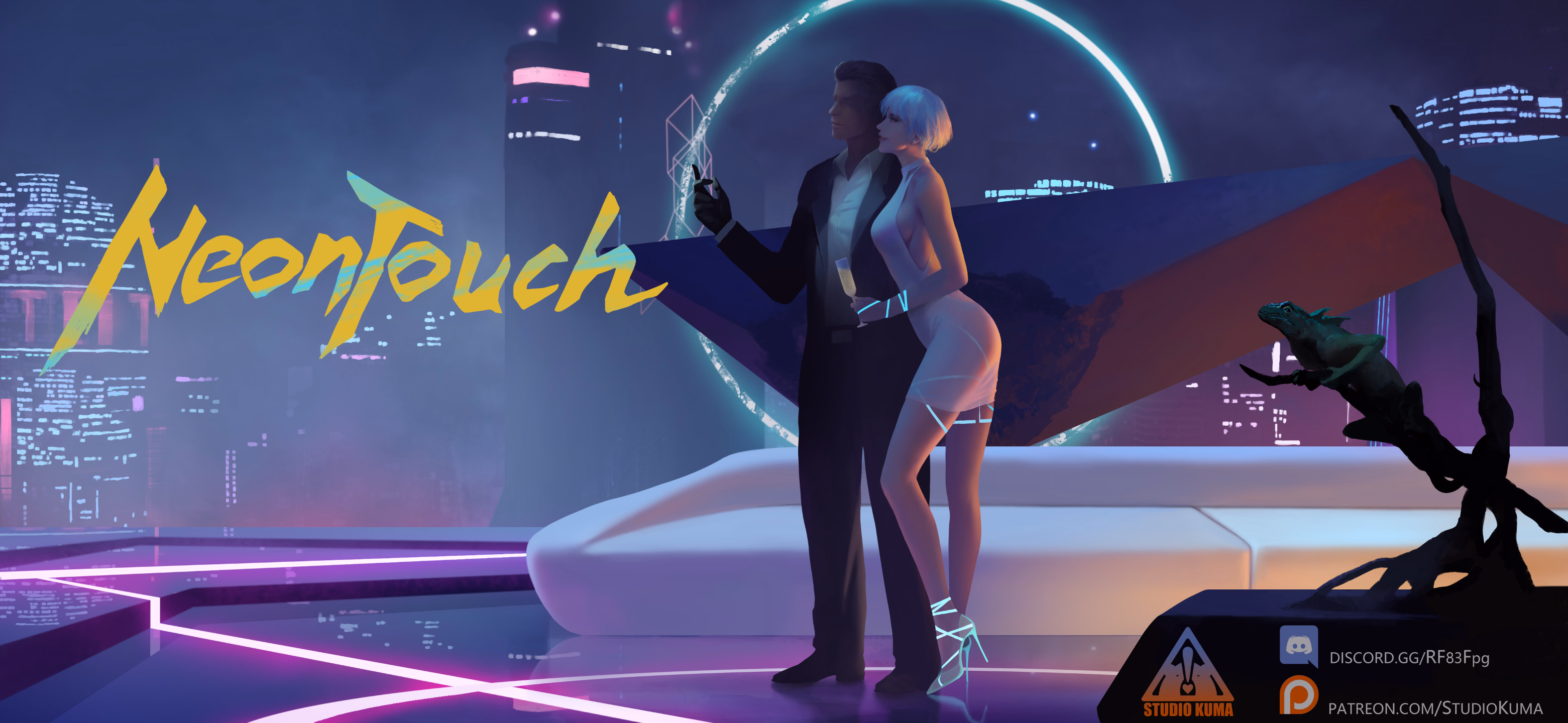 霓虹触摸:赛博朋克欲望之都(Neon Touch)Ch. 1 精翻汉化 游戏截图 1