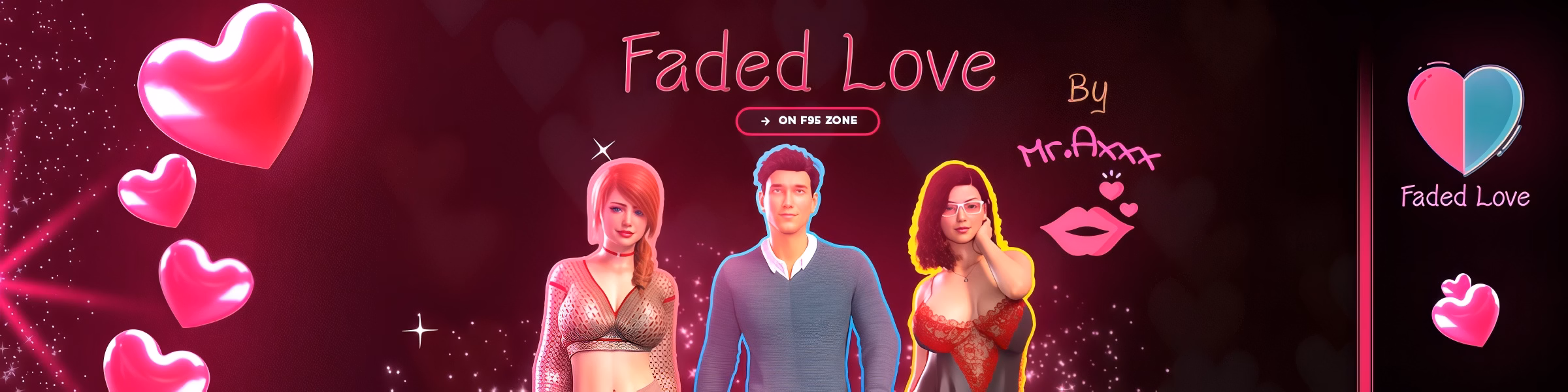 褪色的爱:失忆男的猎艳之旅(Faded Love)Ch.1 v0.1 精翻汉化 游戏截图 1