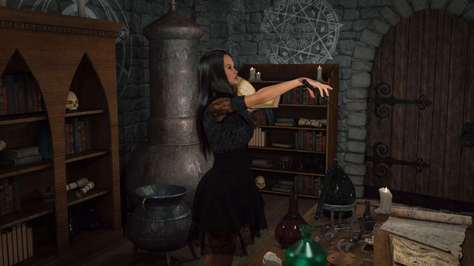 淫乱魔女的宅邸(House of Witches)Final 精翻汉化 游戏截图 6