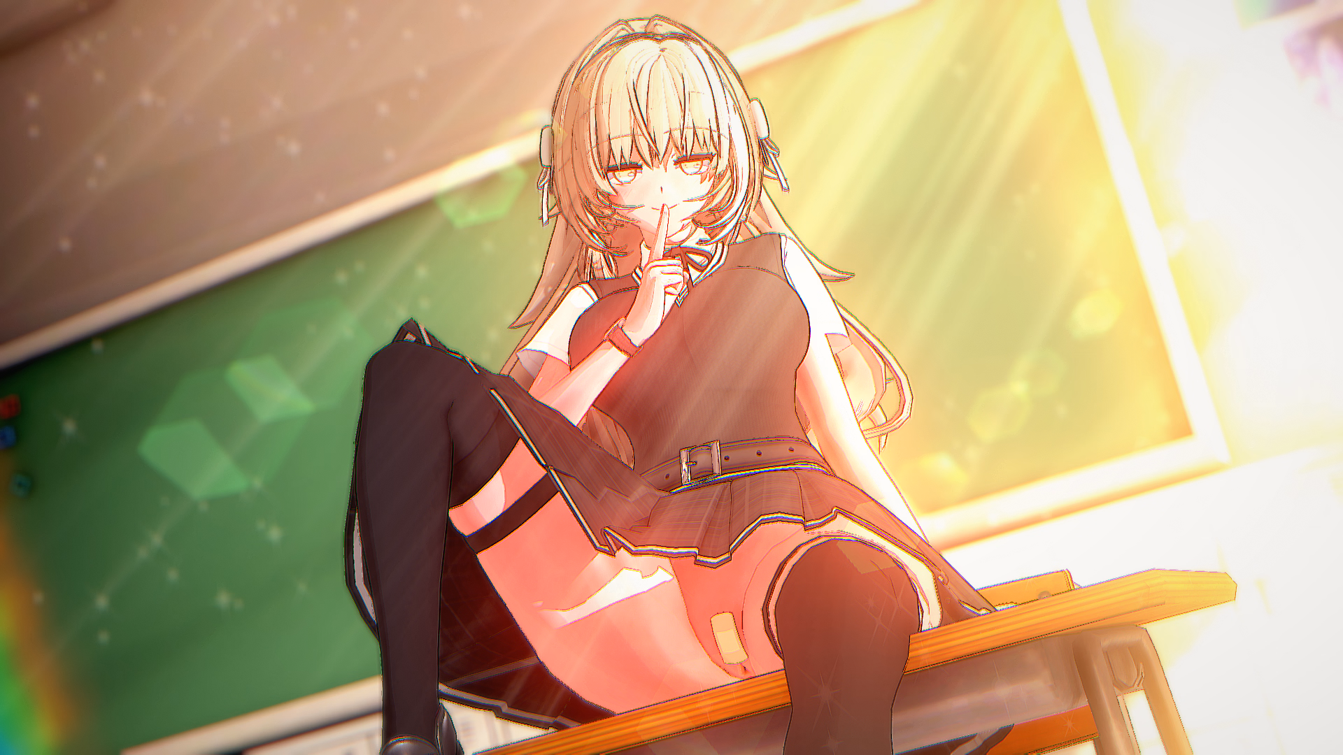 女校潜伏：伪娘的秘密（Hidden Among Girl）v0.1 精翻汉化 游戏截图 2