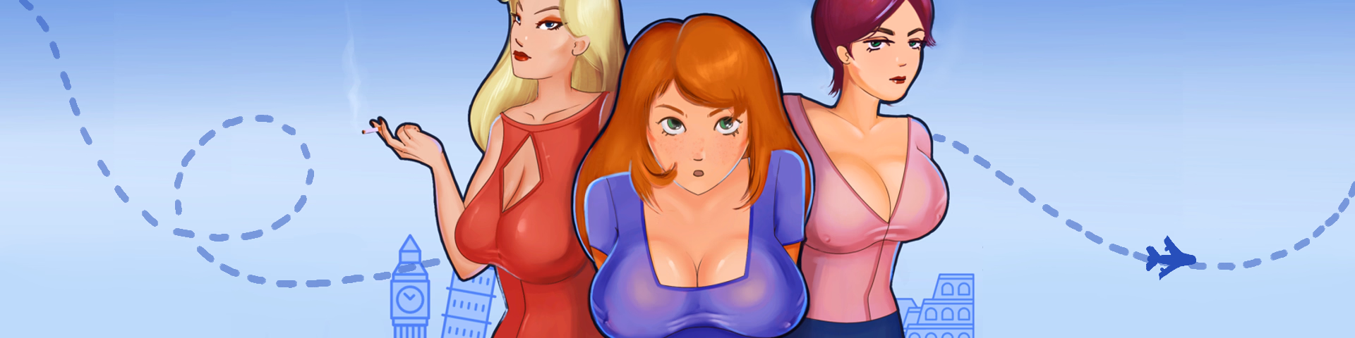 命运之乳：巨乳后宫约会模拟器（The Boobs of Destiny）v0.2.6 精翻汉化 游戏截图 1