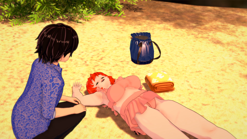 海滨情欲:超自然仪式的艳遇(A Day by the Sea)v1.01 精翻汉化 游戏截图 3