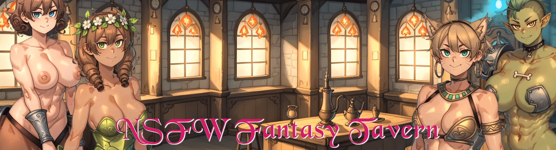 NSFW奇幻酒馆：异世界风俗娘（NSFW Fantasy Tavern）v1.0 精翻汉化 游戏截图 1