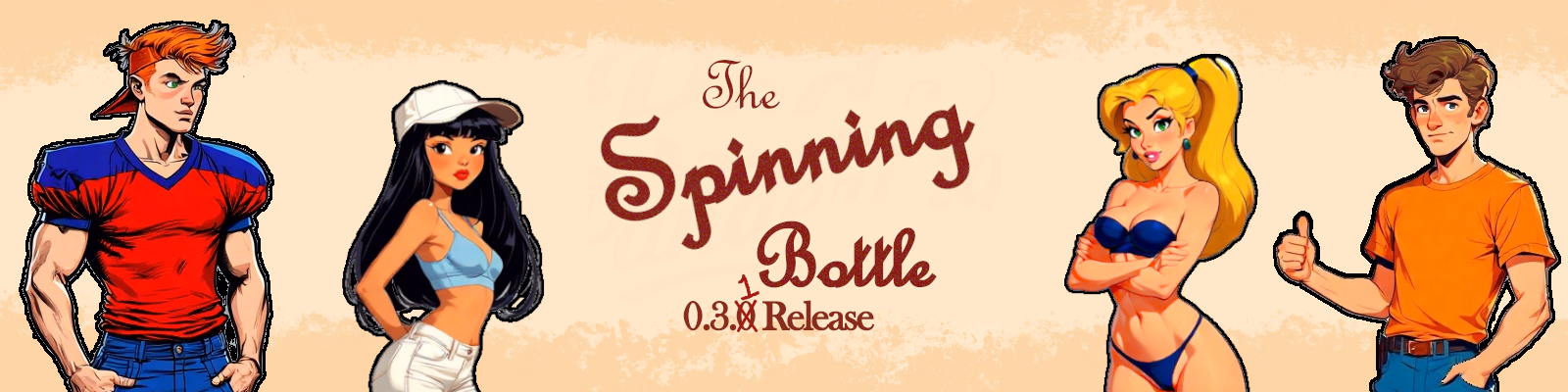 转瓶游戏：迎新派对（The Spinning Bottle）v0.3.1 精翻汉化 游戏截图 1