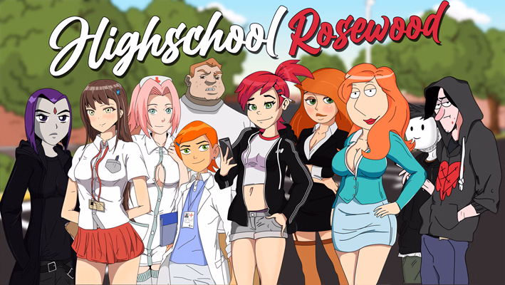 红木高中：校园情史（Highschool Rosewood）v0.358 精翻汉化 游戏截图 1