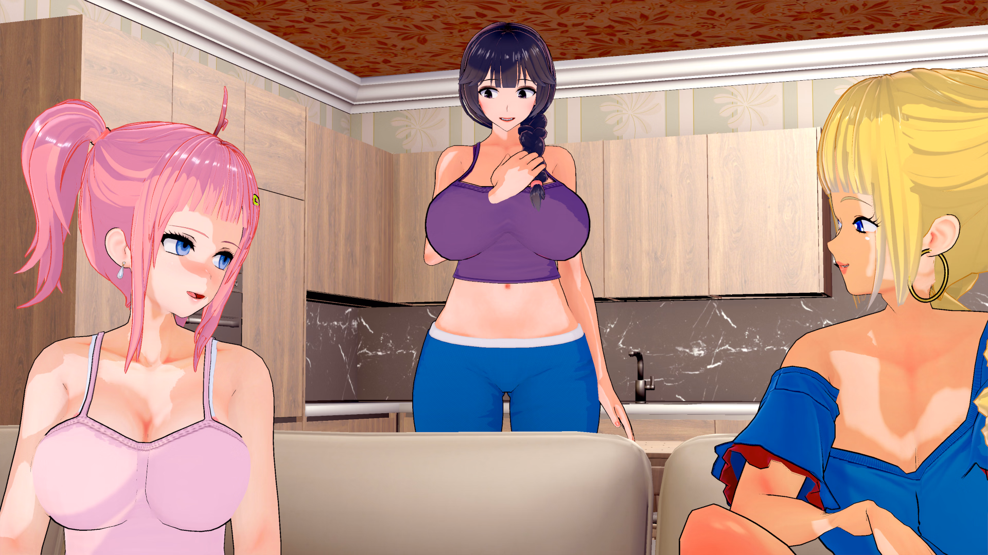 落入魔爪：被扶她姐姐榨干（Caught By My Futa Sister）v1.0 精翻汉化 游戏截图 5