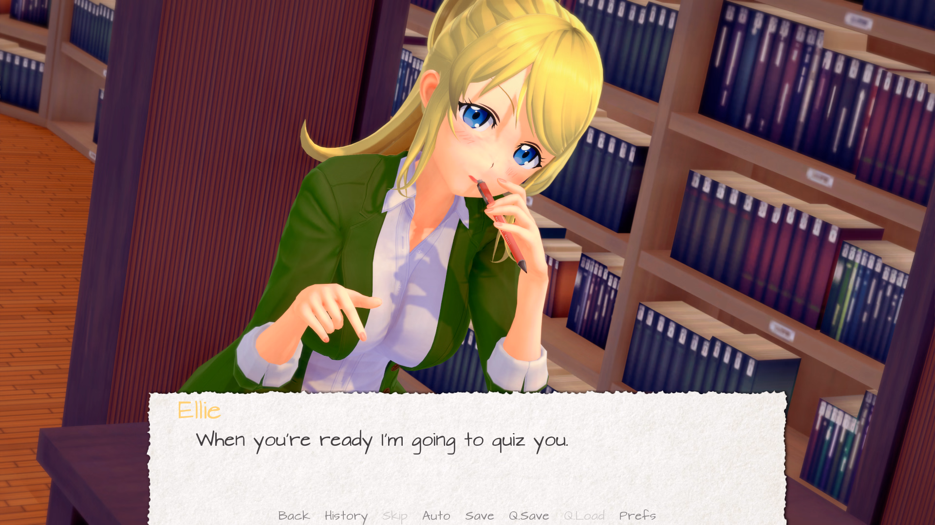 课后辅导：与艾莉的私密补习（Studying with Ellie）Pre-Alpha 精翻汉化 游戏截图 4