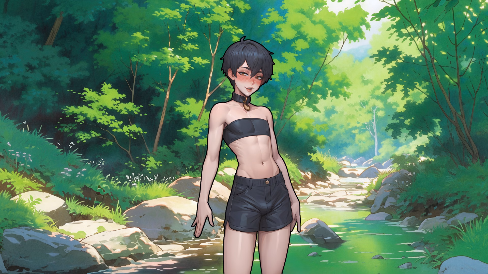 脑海中的伪娘：老宅的男娘幻影（Femboys in My Head）v1.4 demo 精翻汉化 游戏截图 4