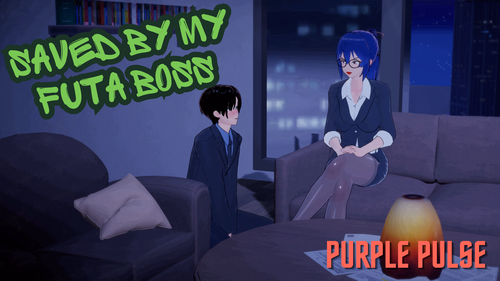 扶她女上司的救赎：职场肉偿（Saved By My Futa Boss）v1.0 精翻汉化 游戏截图 1