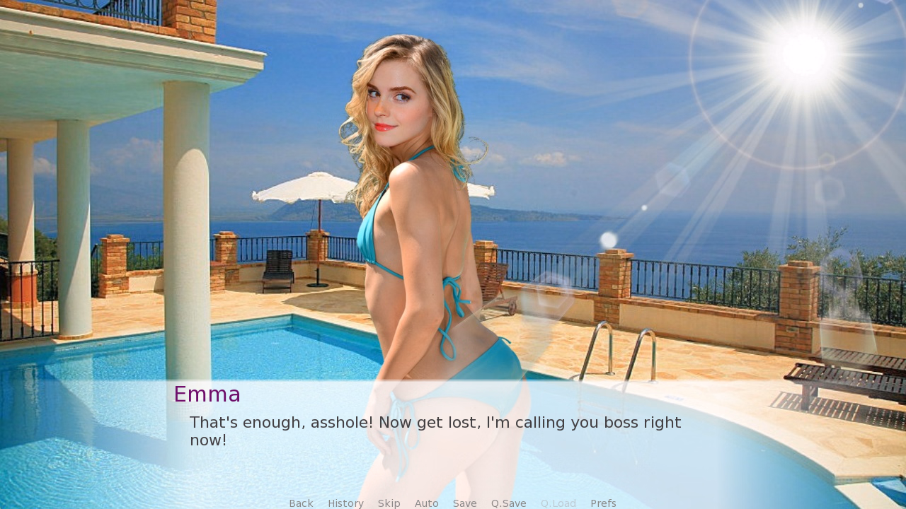 艾玛·沃特森：夏日酒店的性爱邂逅（Emma Watson - Sexual Encounter）Final 精翻汉化 游戏截图 4