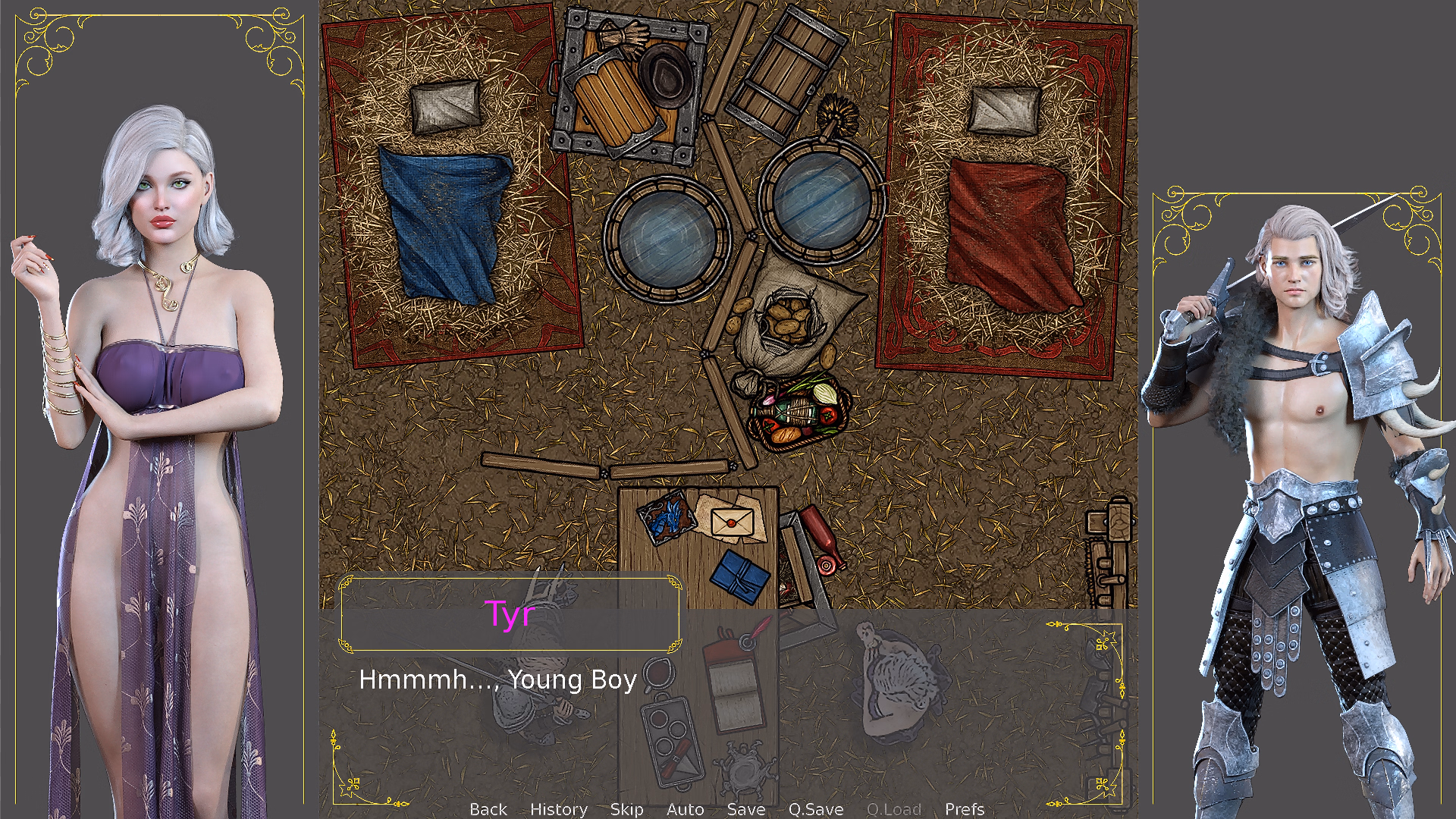 塔姆里之门:野蛮人的肉欲冒险(The Gate of Thamri)v1.0 精翻汉化 游戏截图 8