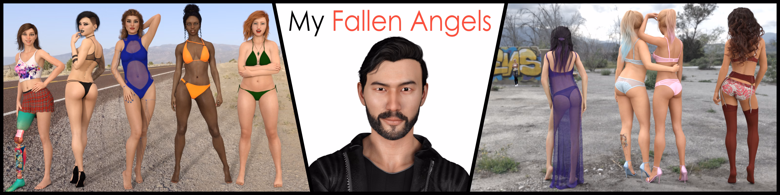 我的堕落天使：末日后宫幸存者（My Fallen Angels）v1.0.1 精翻汉化 游戏截图 1