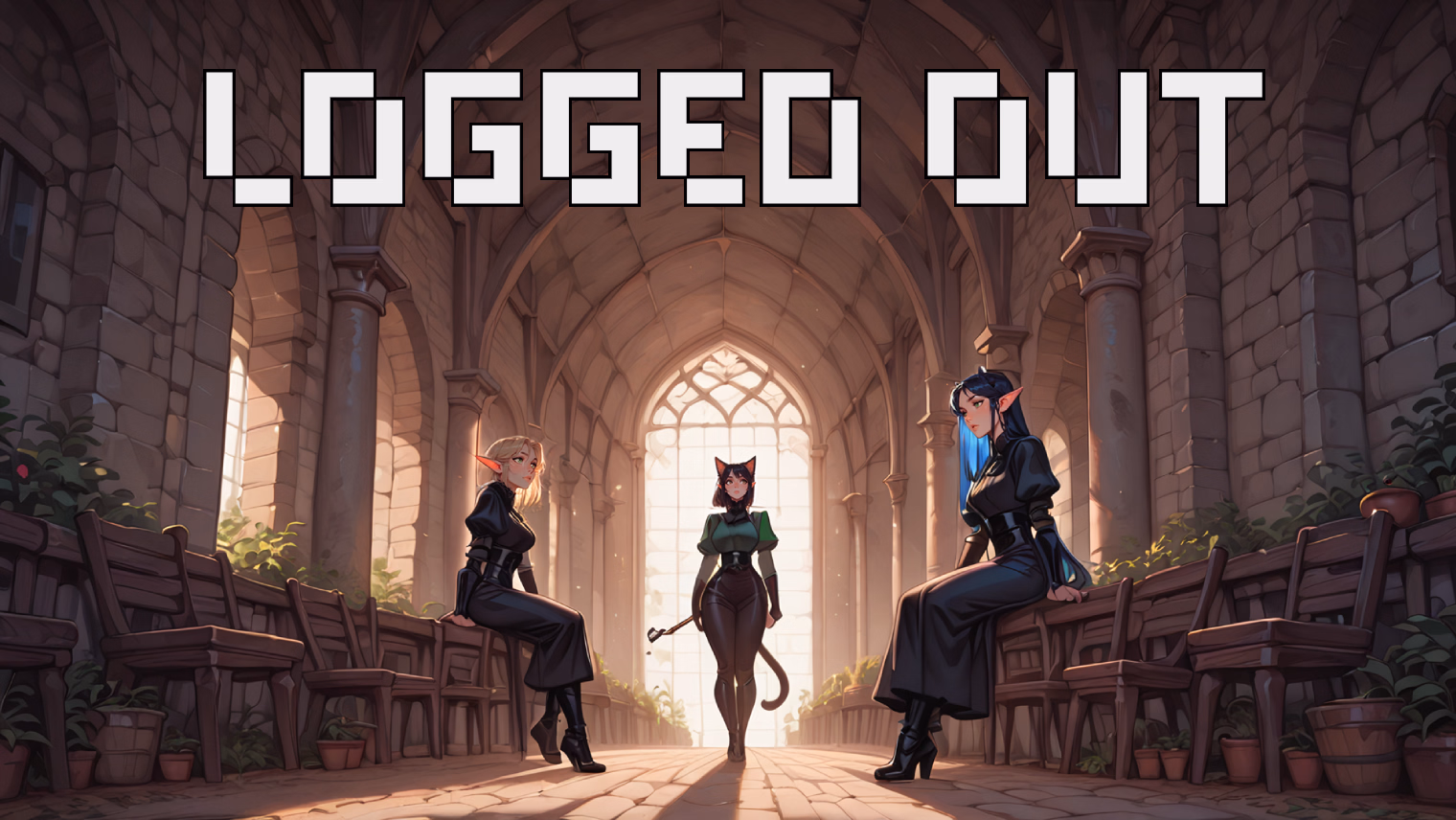 登出现实:VR异世界后宫(Logged Out)v0.01PreAlpha Bugfix 精翻汉化 游戏截图 1