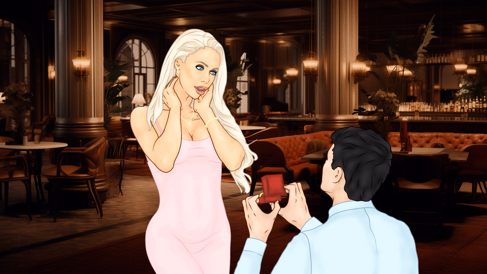 邪恶天使：海岛婚礼的肉欲考验（Unholy Angel: Wedding Adventures）v0.4 Epilogue 精翻汉化 游戏截图 4