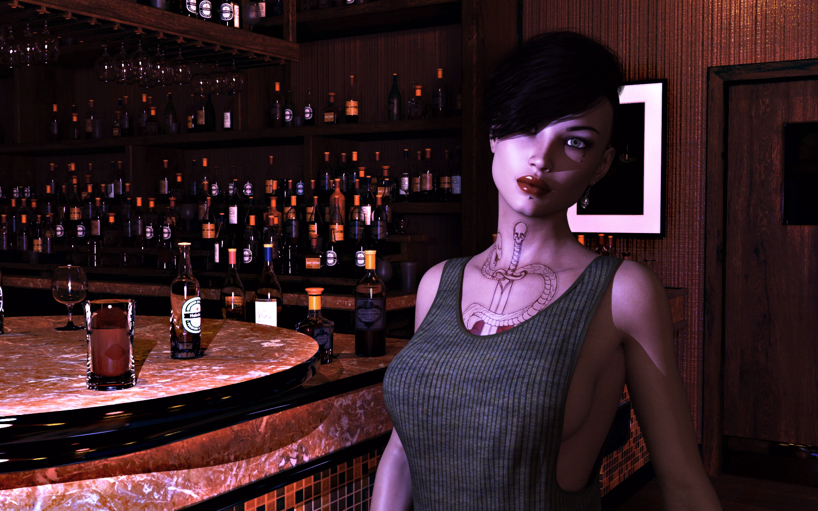 肉欲诱导：少妇出轨的绿帽边缘（Sexduction Unofficial Renpy Conversion）v0.4 精翻汉化 游戏截图 5