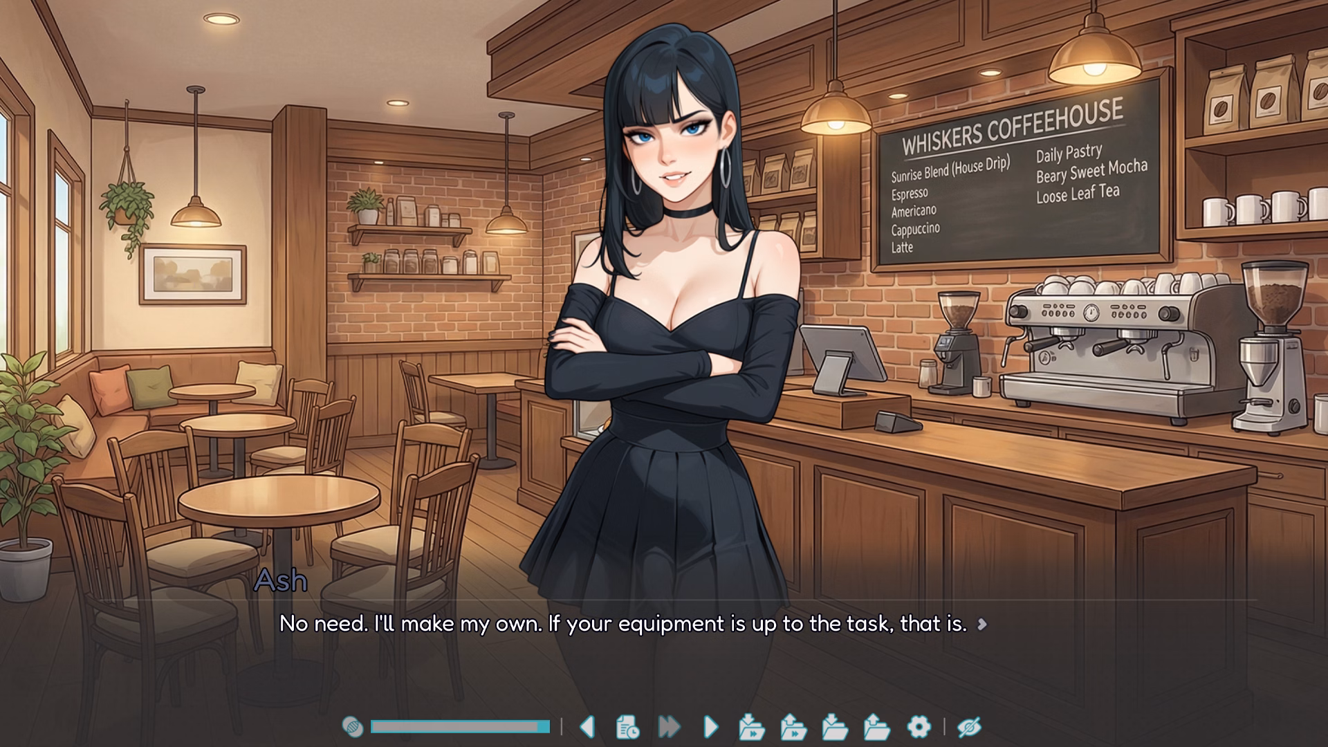 淫乱咖啡馆:伪娘与扶她的肉体招待(Femboy & Futa Cozy Cafe)Demo 精翻汉化 游戏截图 7